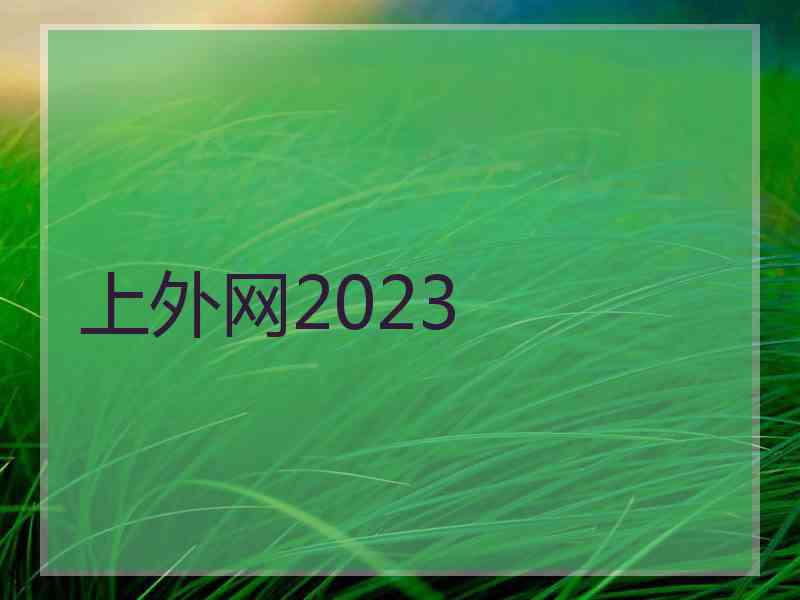 上外网2023 上外网2023