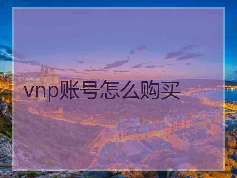 vnp账号怎么购买 vnp账号怎么购买