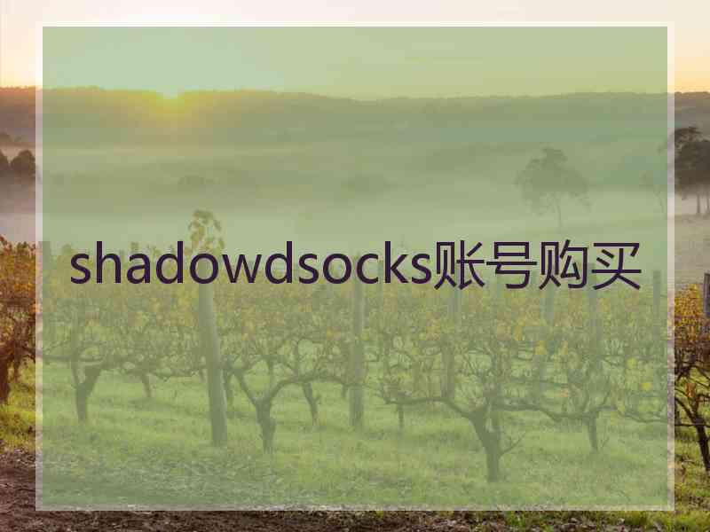 shadowdsocks账号购买 shadowdsocks账号购买