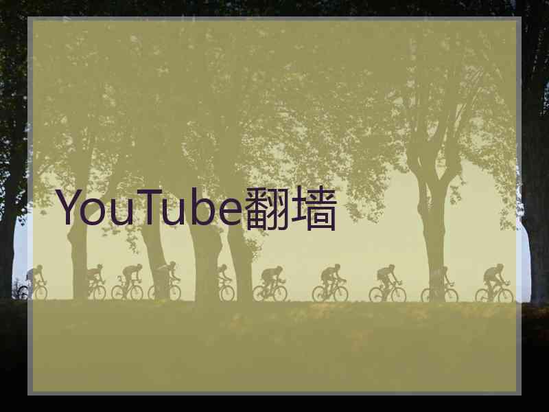 YouTube翻墙 YouTube翻墙
