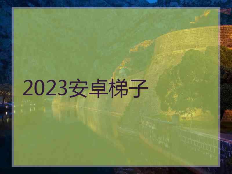 2023安卓梯子 2023安卓梯子