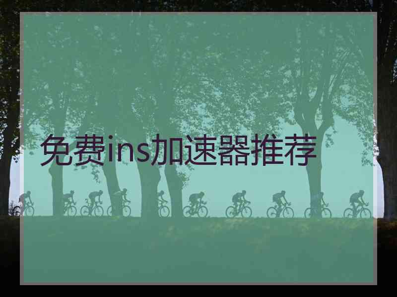免费ins加速器推荐