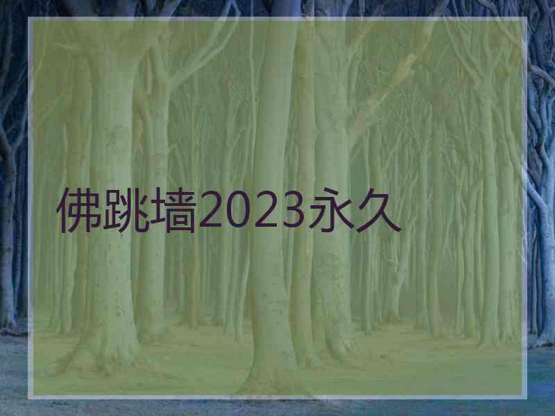 佛跳墙2023永久