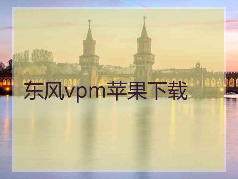 东风vpm苹果下载