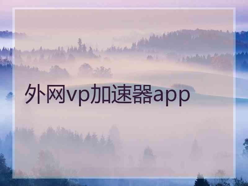 外网vp加速器app